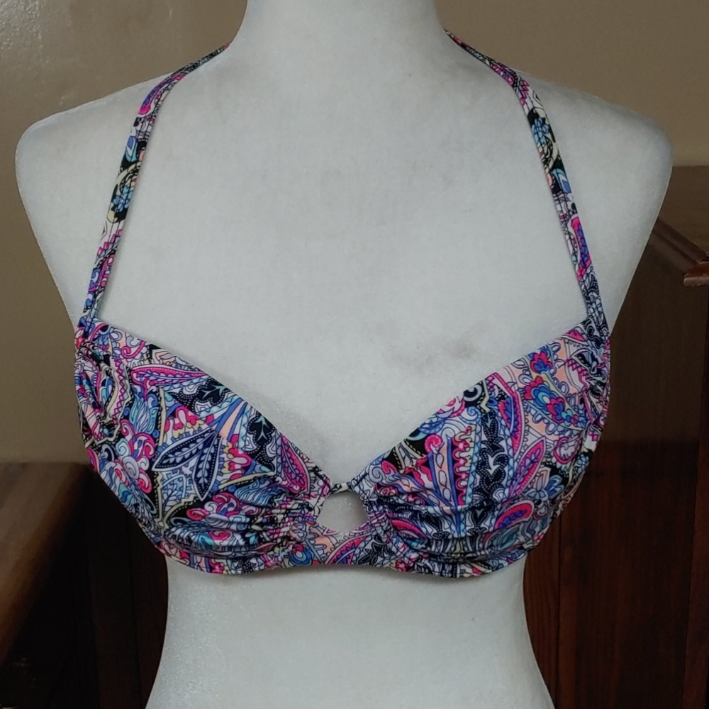 Victoria's Secret Paisley Bikini Top34C